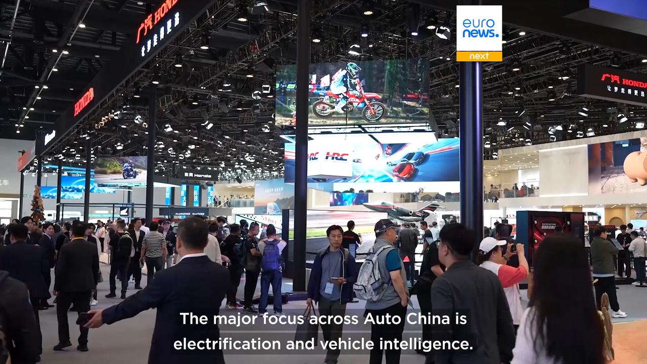 Video thumbnail for Auto China 2026: How China's auto giants are rewriting Europe's car market