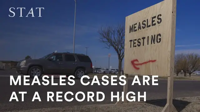 Video thumbnail for 2025 is a record year for measles in the U.S.