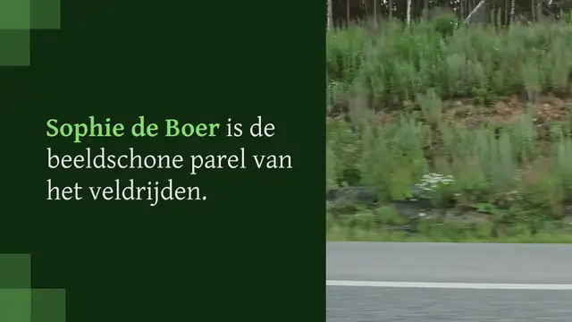 Video thumbnail for Sophie de Boer, de beeldschone parel van het veldrijden: