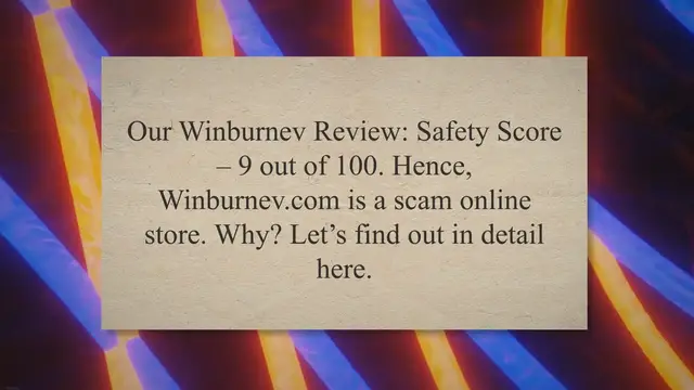 'Video thumbnail for Check If Winburnev.com Scam Or Genuine In This Review'