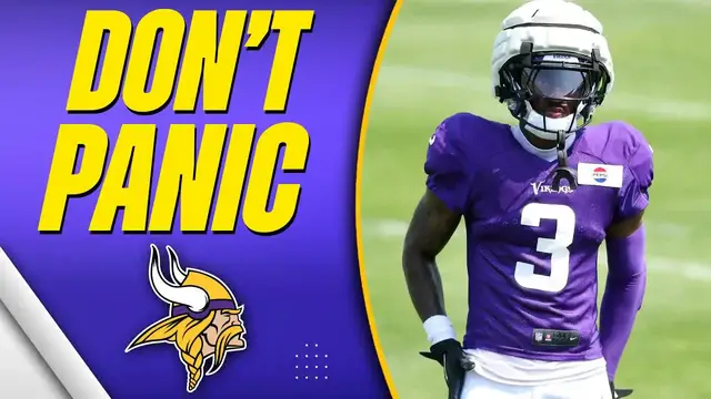 'Video thumbnail for a to z sports - minnesota vikings: jordan addison suspension, panic mode for the vikings?'
