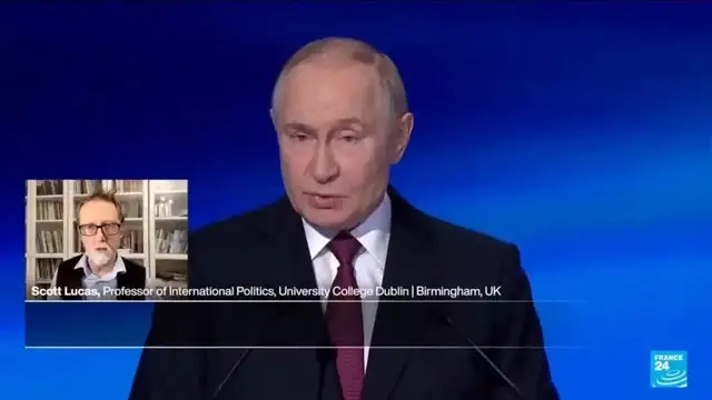 'Video thumbnail for Russia not interested in negotiated settlements, hybrid warfare to continue beyond Ukraine'