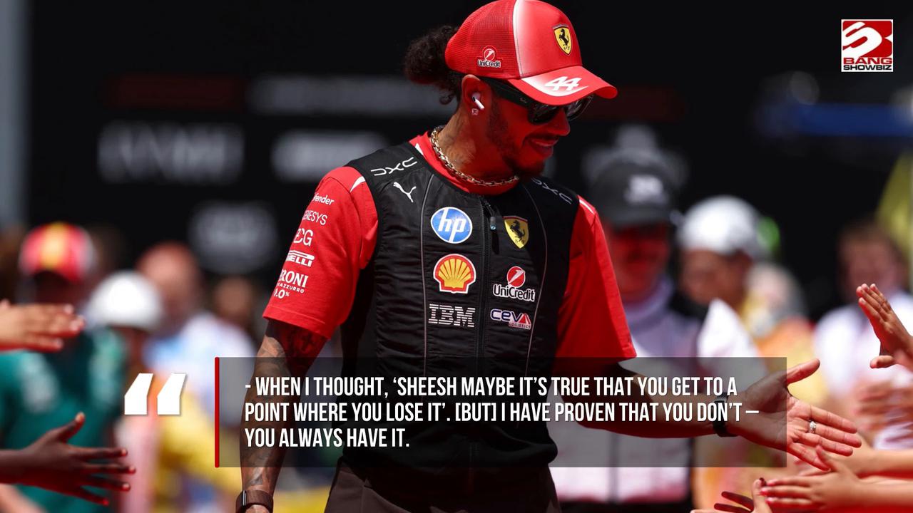 Video thumbnail for Lewis Hamilton reveals self-doubts after winning first race for Ferrari