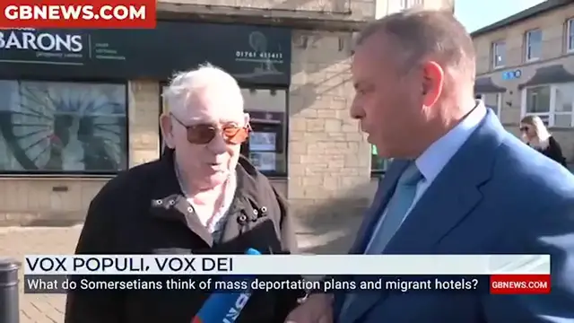 'Video thumbnail for WATCH: Jacob Rees-Mogg speaks to Somerset locals about Britain's migrant hotel crisis'
