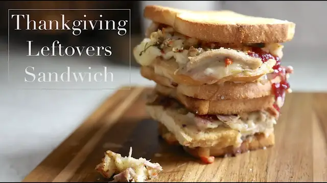 'Video thumbnail for The "Friends" Thanksgiving Leftovers Sandwich w/ The "Moist Maker"'