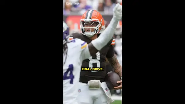 'Video thumbnail for Calls Grow for Shedeur Sanders After Browns’ London Collapse'