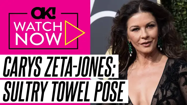 Video thumbnail for Catherine Zeta-Jones' Look-alike Daughter Carys Channels Mom in Sultry Shot Posing in Only a Towel: Photo
