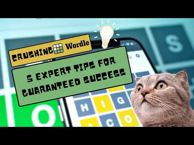 Video thumbnail for How to win WORDLE every time you play it?! 5 Tips for the Ultimate Win