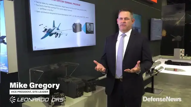 Video thumbnail for Leonardo DRS Showcases JTT-X Hybrid SATCOM for Tactical Aircraft