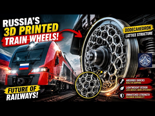 Video thumbnail for Russia Just Revealed 3D-Printed Train Wheels and the Rail Industry Is Watching