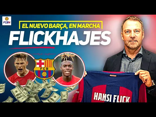 'Video thumbnail for 🚨 ¡COMIENZA LA ERA FLICK! ✨ POSIBLES FICHAJES, SUELDO... | XAVI PERDONA 11 KILOS 😱'