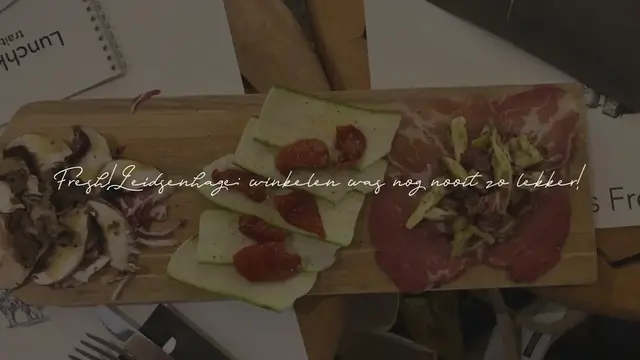 Video thumbnail for Fresh! Leidsenhage: winkelen was nog nooit zo lekker!