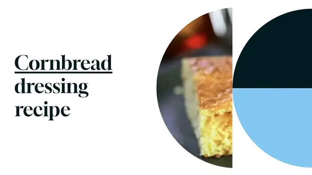 Video thumbnail for Cornbread dressing recipe