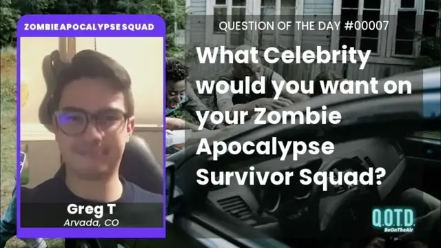Video thumbnail for The Rock, or Elon Musk? Greg takes both for his zombie apocalypse team!