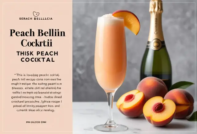 Video thumbnail for Peach Bellini Recipe