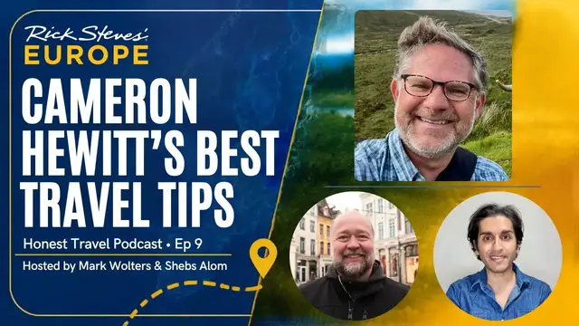 Video thumbnail for Rick Steves' Europe's Cameron Hewitt's Best Travel Advice - Honest Travel Podcast