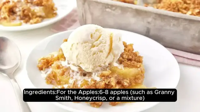 Video thumbnail for Apple crisp recipe