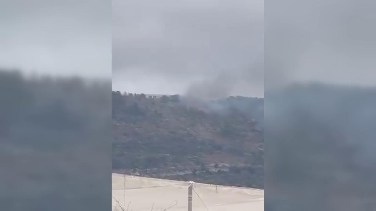 Video thumbnail for Israel: Drone Attack Reported in North Israel.