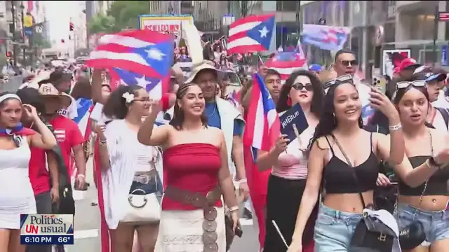 Video thumbnail for Over 1M attendees and participants at this year's Puerto Rican Day Parade