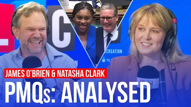 Video thumbnail for 'That was close to perfect' | James O'Brien reacts to Starmer's final PMQs