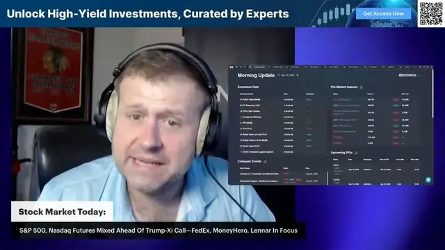 'Video thumbnail for Stock Market Today: S&P 500, Nasdaq Futures Mixed Ahead Of Trump-Xi Call—FedEx, MoneyHero, Lennar In Focus'