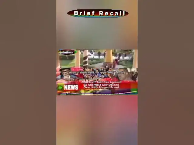 Video thumbnail for Brief Recall @10am 25 2