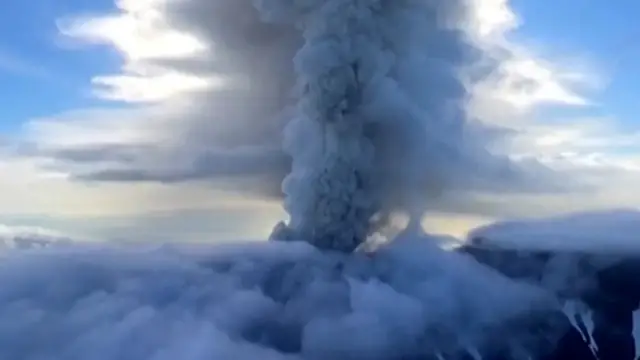 'Video thumbnail for Russian volcano erupts for first time in 600 years'