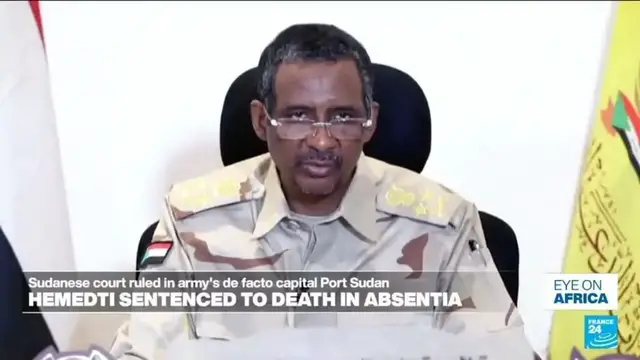 Video thumbnail for Sudanese court sentences Hemedti to death in absentia