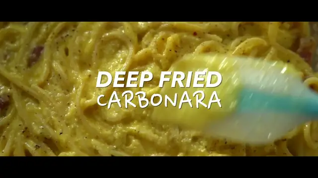 Video thumbnail for You should DEEP FRY your CARBONARA  🥚🍝(720P HD)