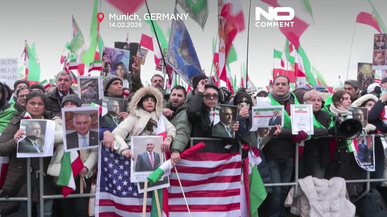 Video thumbnail for More than 200,000 in Munich rally for Reza Pahlavi and regime change in Iran