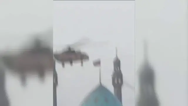 Video thumbnail for Iran: Helicopter Carrying Khamenei’s Coffin Arrives in Qom.