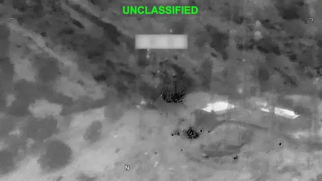 Video thumbnail for Iran: US ends 7th consecutive night of strikes against Iran: Central Command.