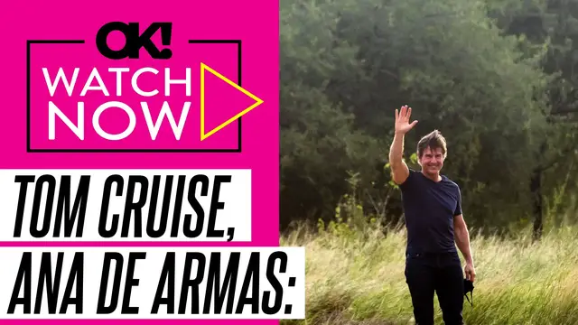 'Video thumbnail for Tom Cruise and Ana de Armas Take Helicopter to London Together After Debunking Dating Rumors'