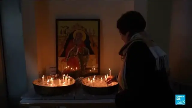 Video thumbnail for In post-Assad Syria, wary Christians celebrate Christmas under tight security
