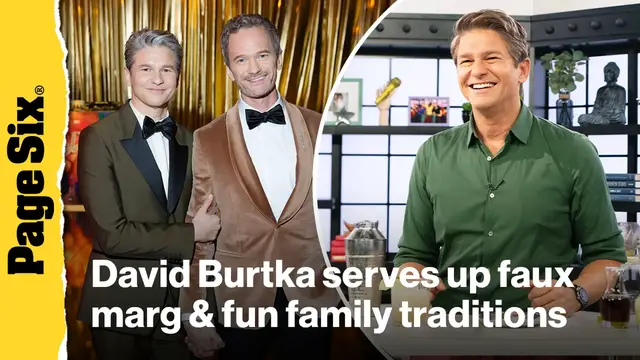 'Video thumbnail for David Burtka shares Neil Patrick Harris' go to cocktail, their twins' hobbies, and more from new book'