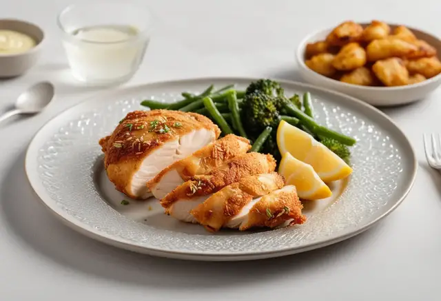 Video thumbnail for Crispy Air Fryer Chicken Breast