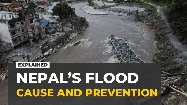 Video thumbnail for Nepal's deadly flood: causation, devastation, and preventive measures.