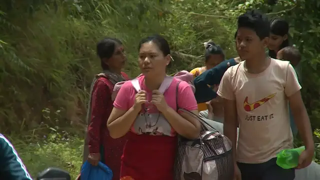 Video thumbnail for Al Jazeera reports from Nepal as flood survivors flee new threat