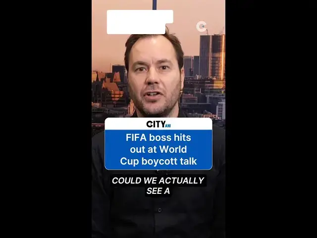 Video thumbnail for FIFA President Gianni Infantino hits back at 2026 World Cup boycott talk! ⚽️