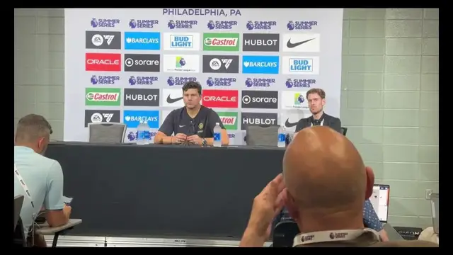 Video thumbnail for 2023 Premier League Summer Series Chelsea head coach Mauricio Pochettino - Philadelphia