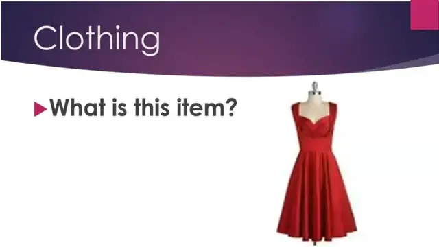 Video thumbnail for Test your English:  Clothing