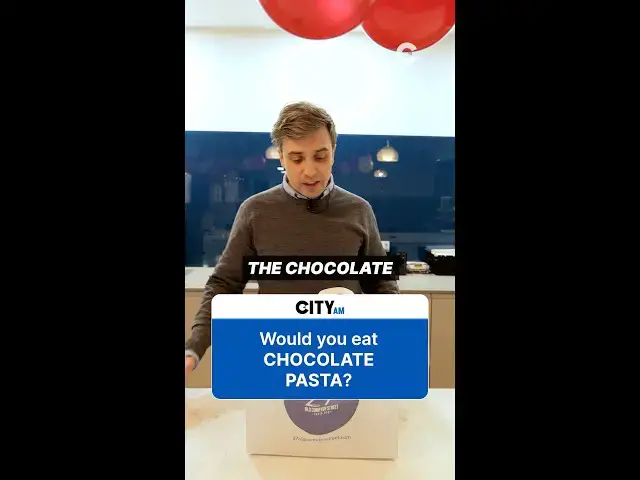 Video thumbnail for Chocolate pasta is taking over London!