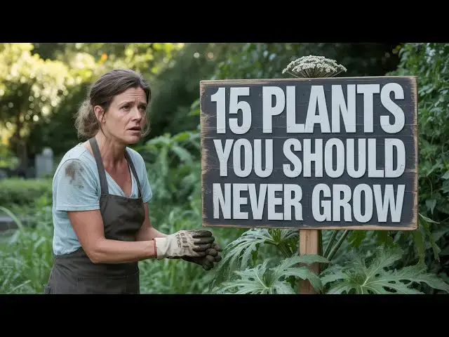 'Video thumbnail for 15 Plants You Should NEVER Grow in Your Garden'