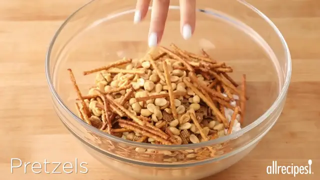 'Video thumbnail for How to Make DBs Caramel Popcorn Bacon Mix _ Snack Recipes _ Allrecipes.com(720P_HD)'