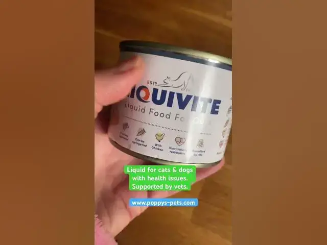Video thumbnail for Cats & Dogs: Liquid Food (Link in Comments) Used By Vets: Rehydrate, Feed, Recovery, Post-Op