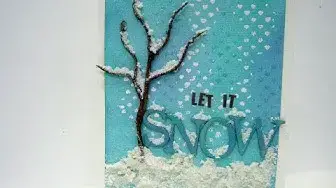 Video thumbnail for 12 Cards of Christmas 2014 - Make Your Own Snow! CHECK OUT THE LIMITED TIME OFFER IN DESCRIPTION!