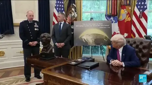 Video thumbnail for Trump selects concept for $175 billion 'Golden Dome' missile defense system
