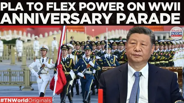 'Video thumbnail for Hypersonic Arsenal & AI Precision Drills: China’s PLA Prepares For WWII Victory Parade | World News'