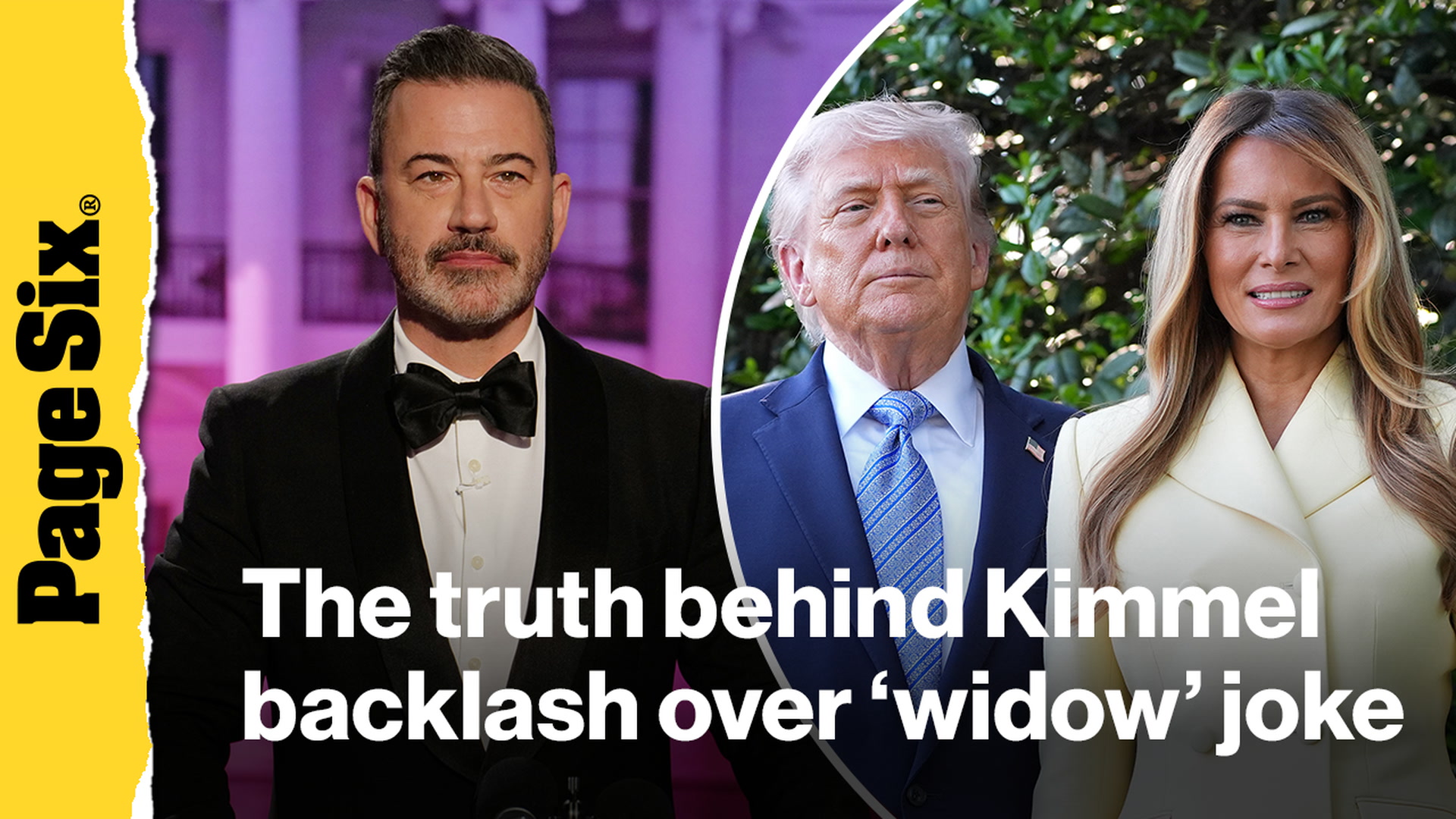 Video thumbnail for The truth behind Jimmy Kimmel backlash over Melania Trump 'widow' joke