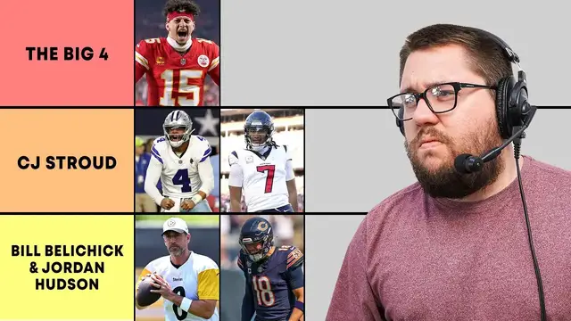 'Video thumbnail for I created a 2025 NFL QB Tiermaker'